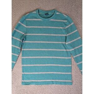 Aeropostale Shirt Men's Long Sleeve Waffle Knit Crew Neck Pullover Size Medium